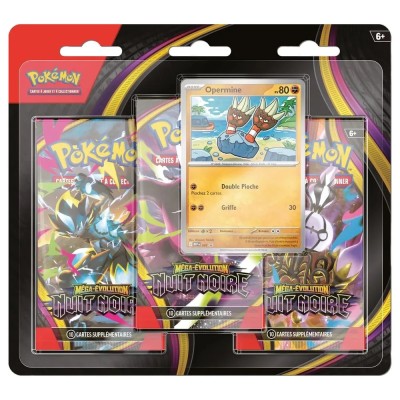 Pokémon Méga-Évolution – Nuit Noire ME05 : TriPack Opermine