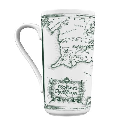 Mug Grande Taille Le Seigneur des Anneaux Carte Blanche