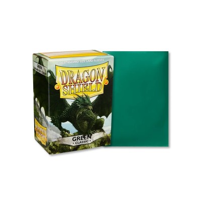 Dragon Shield Standard Sleeves Green, 100 protections