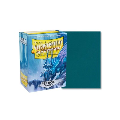 Dragon Shield Matte Petrol - 100 Protège-Cartes Standard