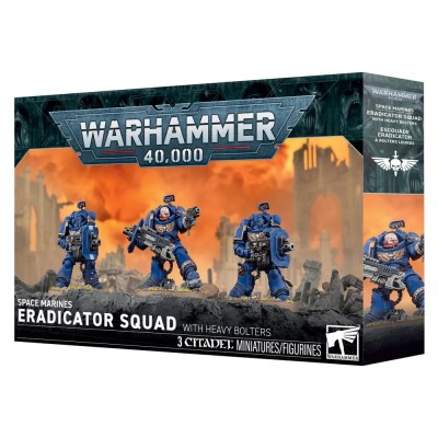 Warhammer 40,000 : Space Marines - Escouade Eradicator avec bolters lourds