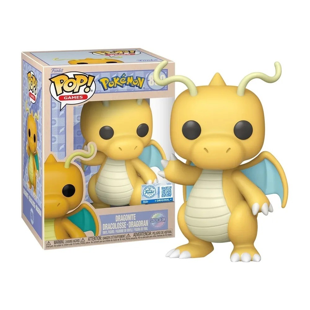 Pokémon - Funko Pop! Games N° 850 - Dracolosse Soft Color
