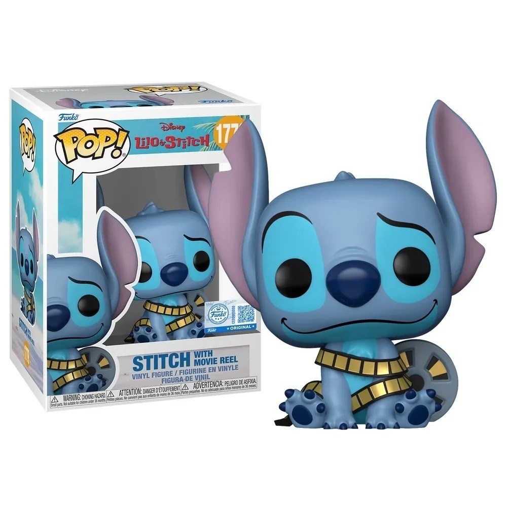 Lilo & Stitch - Funko Pop! Disney n°1779 - Stitch avec bobine de film
