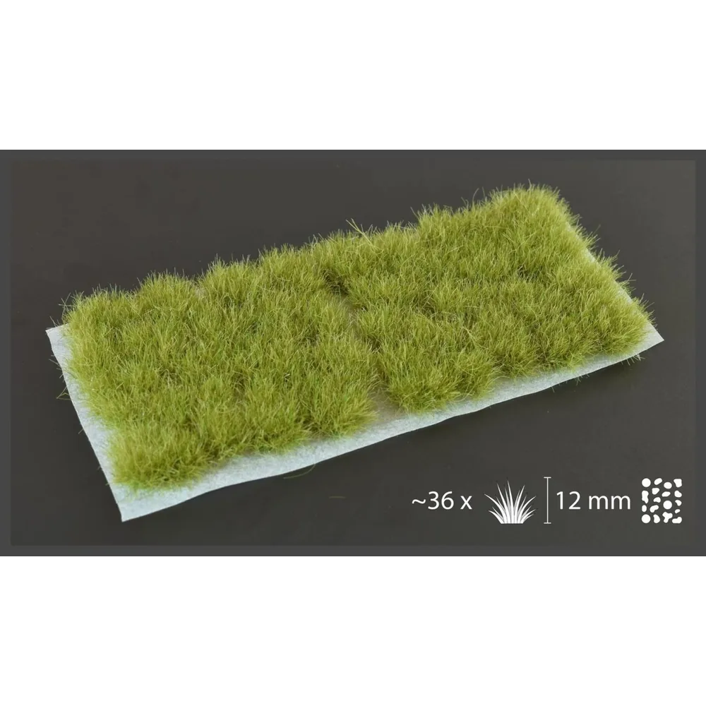 Touffes d'herbe sèche verte XL 12mm (x36)