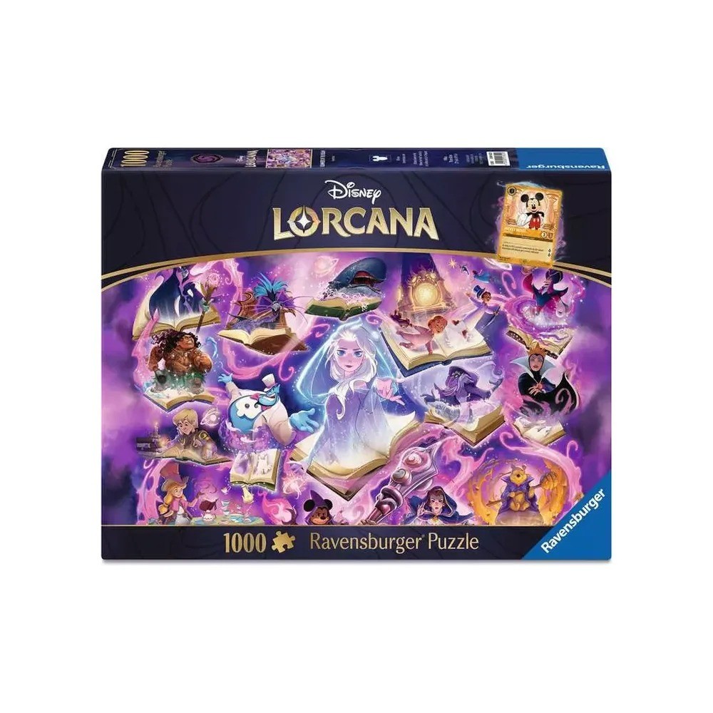 Puzzle 1000 pièces Disney Lorcana – Glimmers of the Realm : Amethyst