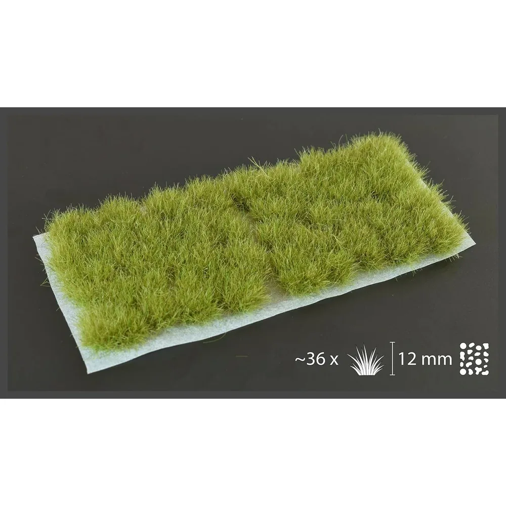 Touffes d'herbe sèche verte XL 12mm (x36)