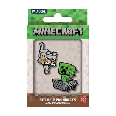 Minecraft - Lot de 2 pins en émail