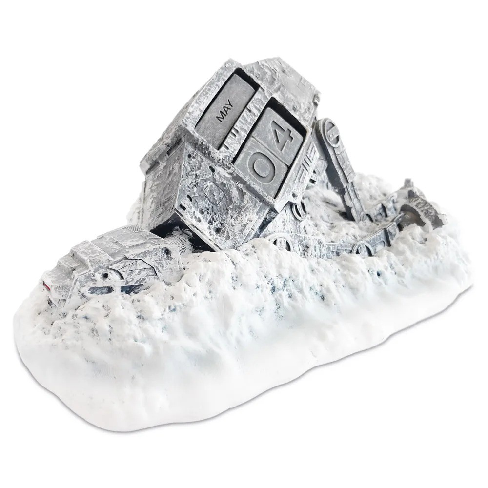 STAR WARS - AT-AT Down - Calendrier perpétuel 3D en résine