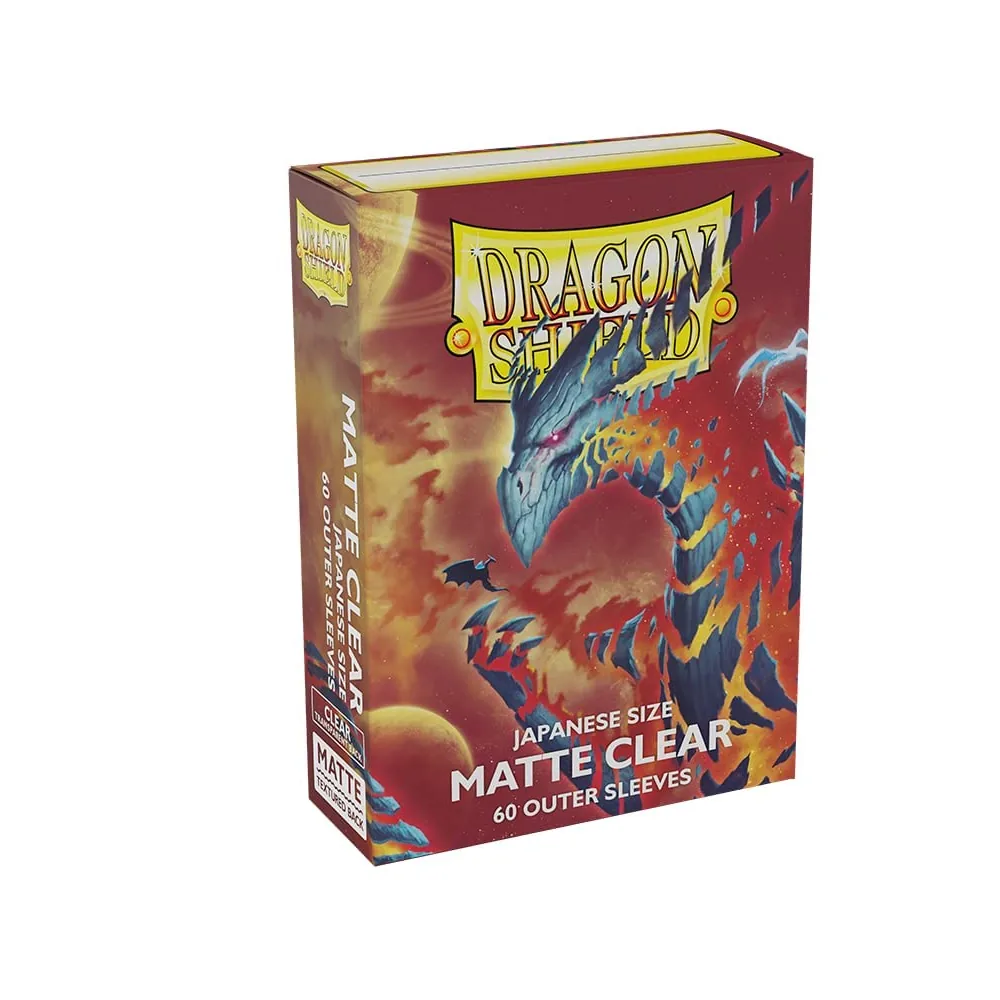 Dragon Shield Outer Sleeves Japanese Size Matte Clear x60