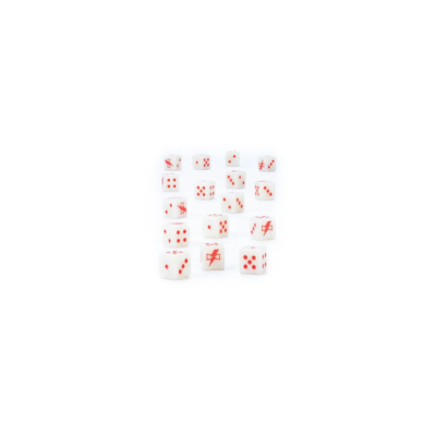 Warhammer 40000: White Scars Dice Set (16 dés)
