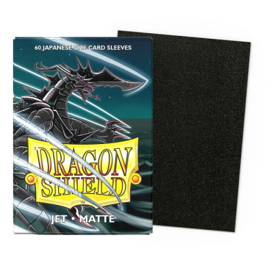Dragon Shield Matte Jet - 60 Pochettes Format Japonais