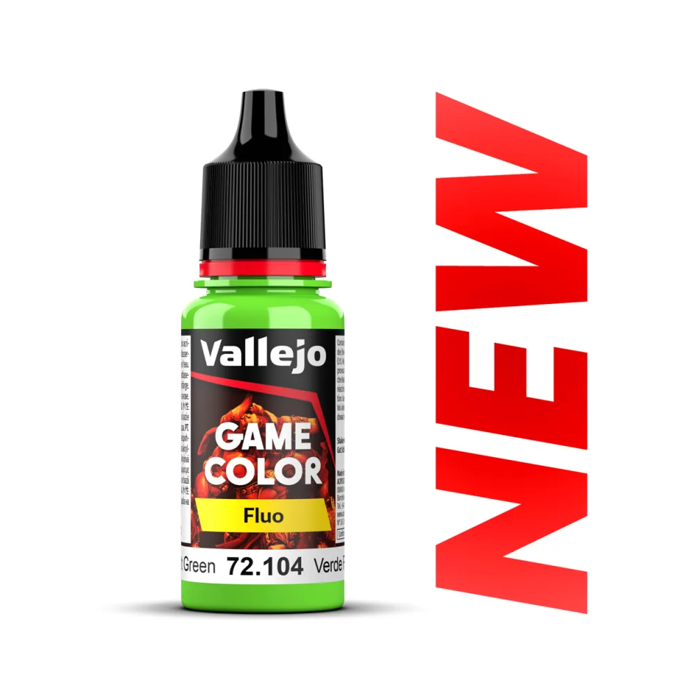 Vert Fluo - Fluorescent Green - Game Color Fluo 18ml (Vallejo)