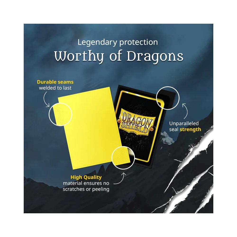 100 Pochettes Dragon Shield Matte White