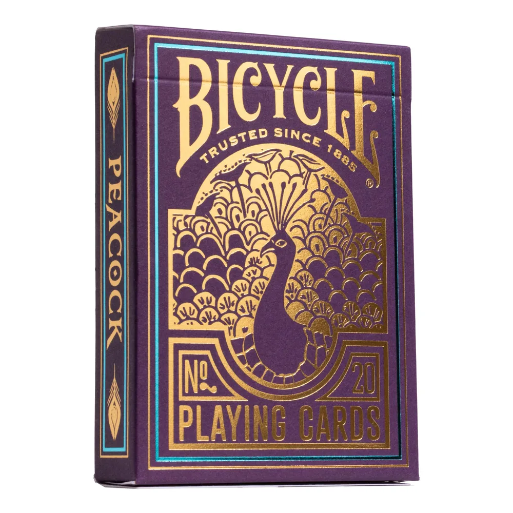 Bicycle Purple Peacock - Jeu de 54 cartes