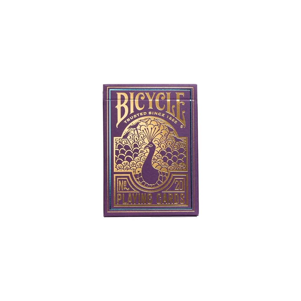 Bicycle Purple Peacock - Jeu de 54 cartes