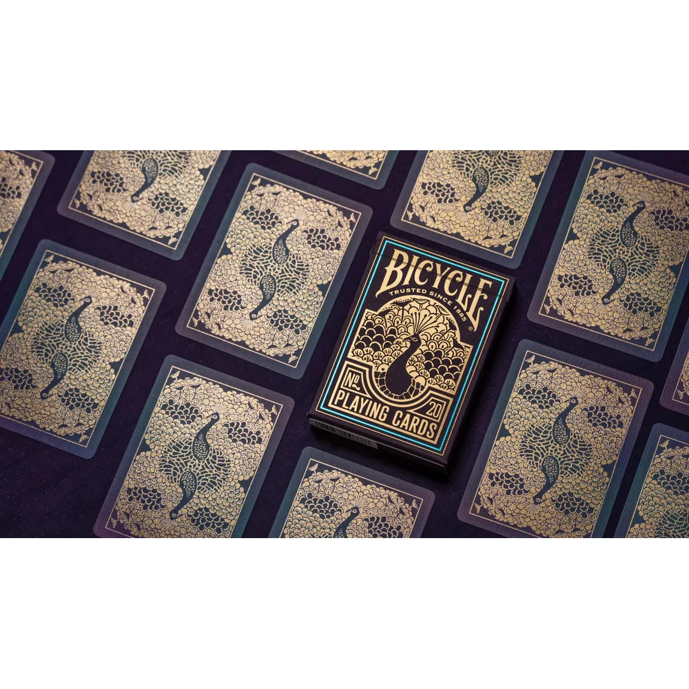 Bicycle Purple Peacock - Jeu de 54 cartes