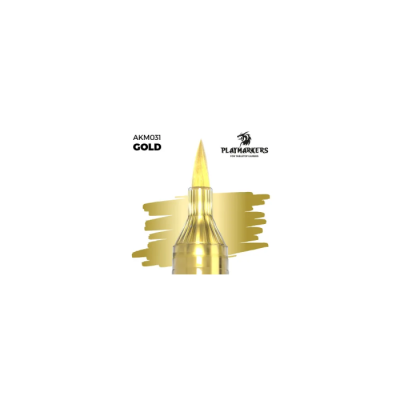 Playmarker Gold - Marqueur acrylique pointe pinceau
