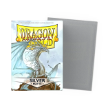 100 Pochettes Dragon Shield Matte Silver Standard