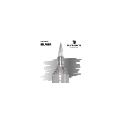 Playmarker Silver - Marqueur Acrylique AK Interactive