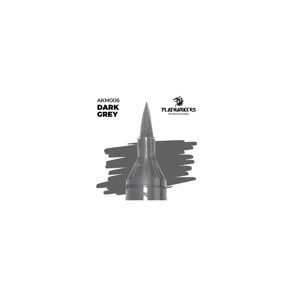Playmarker Dark Grey - Marqueur peinture acrylique AK Interactive