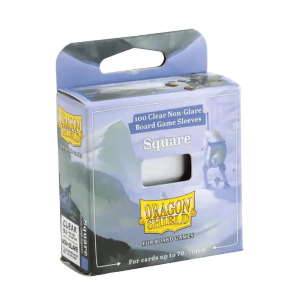 Dragon Shield Square Non-Glare 70x70mm - Lot de 100 protège-cartes
