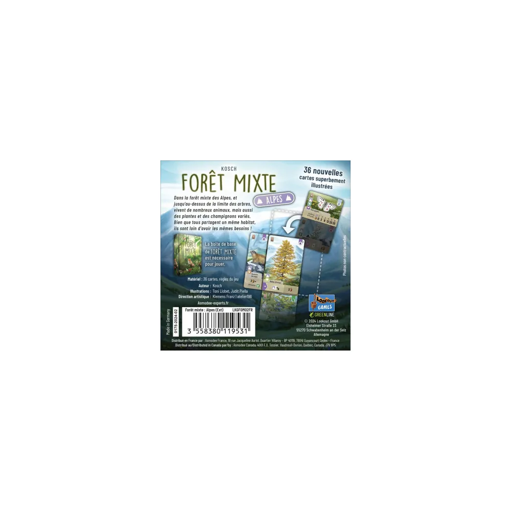 Forêt Mixte : Extension Alpine