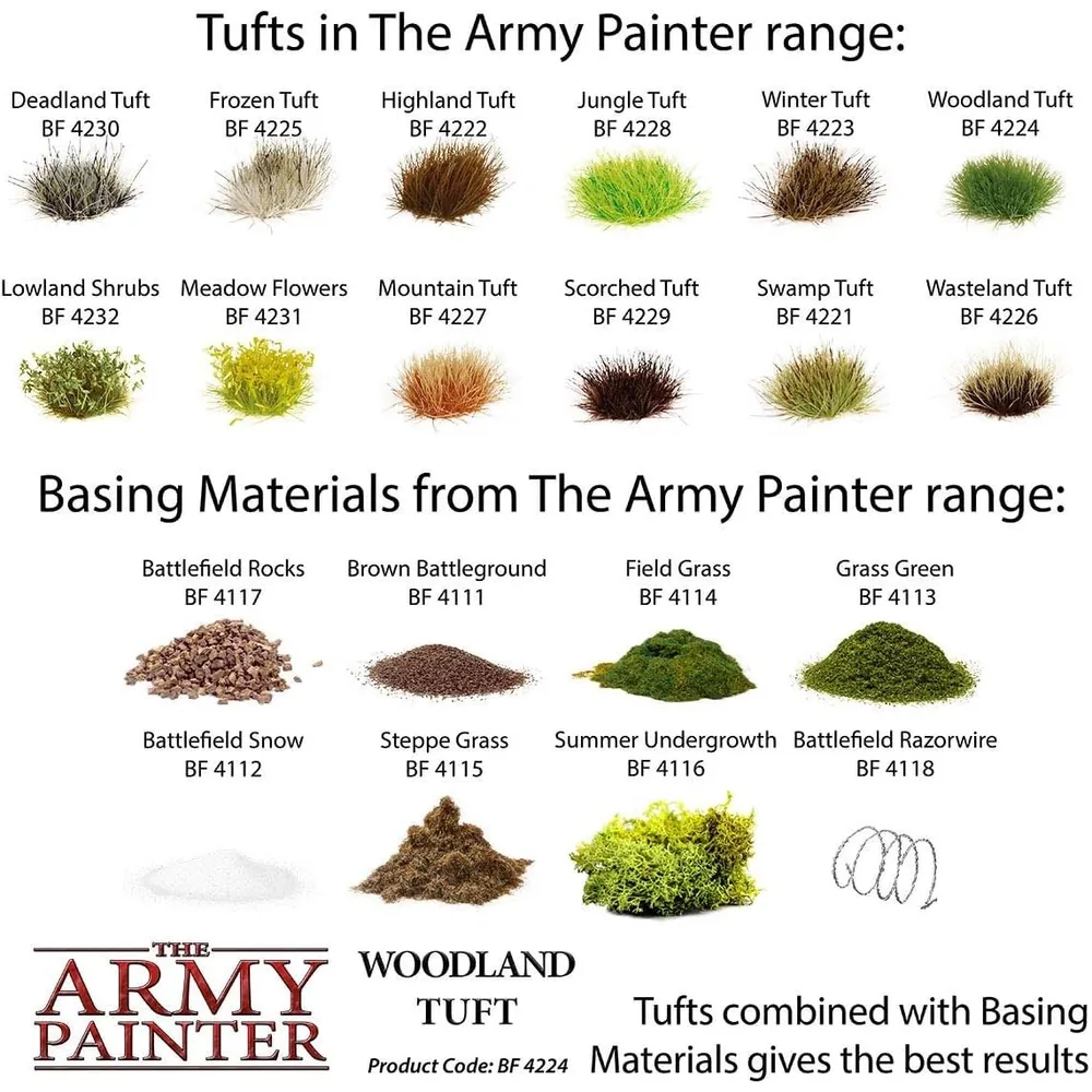 Touffes d'herbe Woodland Tuft - The Army Painter