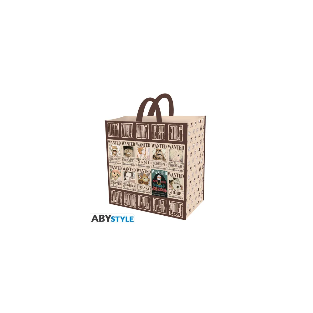 One Piece - Sac Shopping Wanted - 40x40cm
