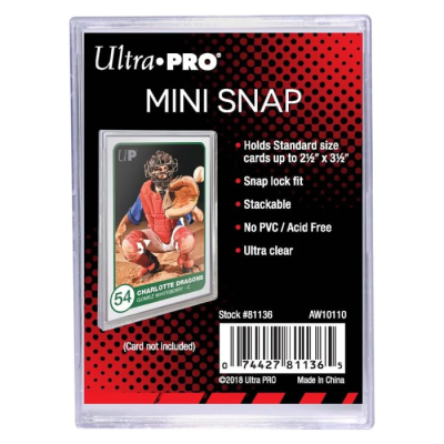 Ultra Pro Mini Snap Card Holder - Protection Cartes