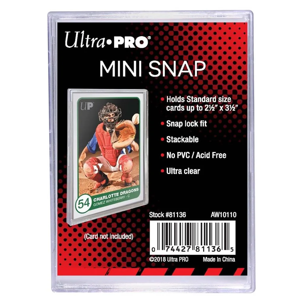Ultra Pro Mini Snap Card Holder - Protection Cartes