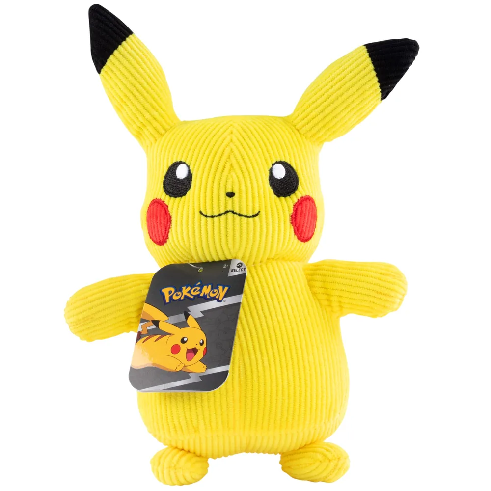 Peluche Pokémon Select Pikachu Velours Côtelé 20 cm