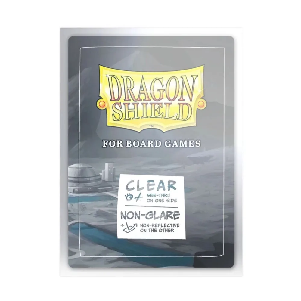 100 Pochettes Dragon Shield Standard 63x88mm Transparent
