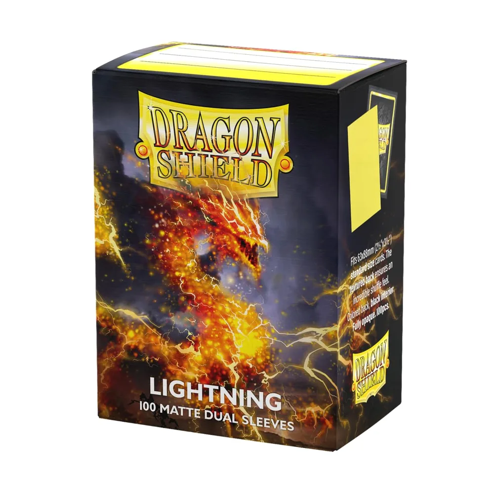 Dragon Shield : 100 Sleeves Dual Matte Lightning