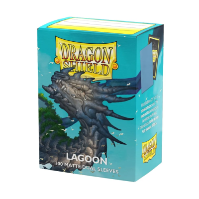 Dragon Shield : 100 Pochettes Matte Dual Lagoon