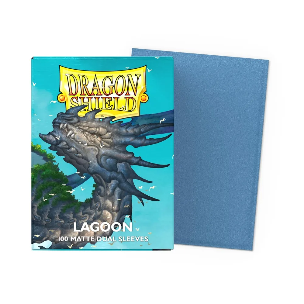 Dragon Shield : 100 Pochettes Matte Dual Lagoon