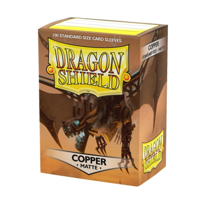 100 Dragon Shield Matte Copper