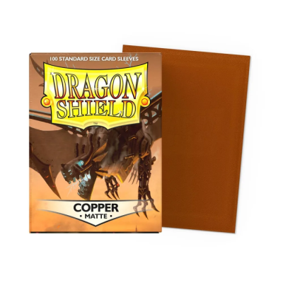 100 Dragon Shield Matte Copper