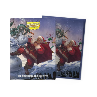 100 Brushed Art Sleeves Dragon Shield Christmas 2025