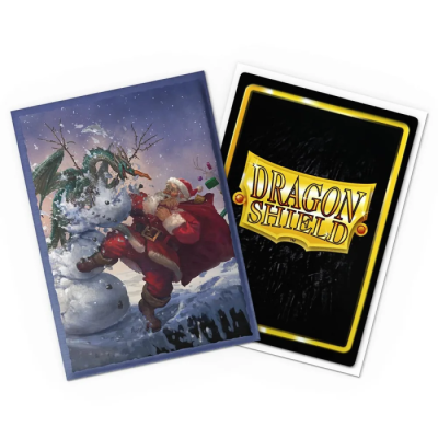 100 Brushed Art Sleeves Dragon Shield Christmas 2025
