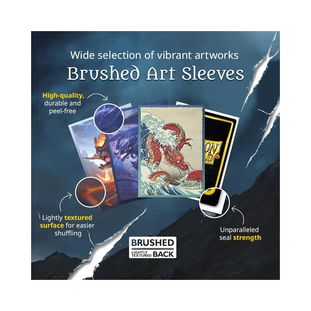 100 Brushed Art Sleeves Dragon Shield Christmas 2025