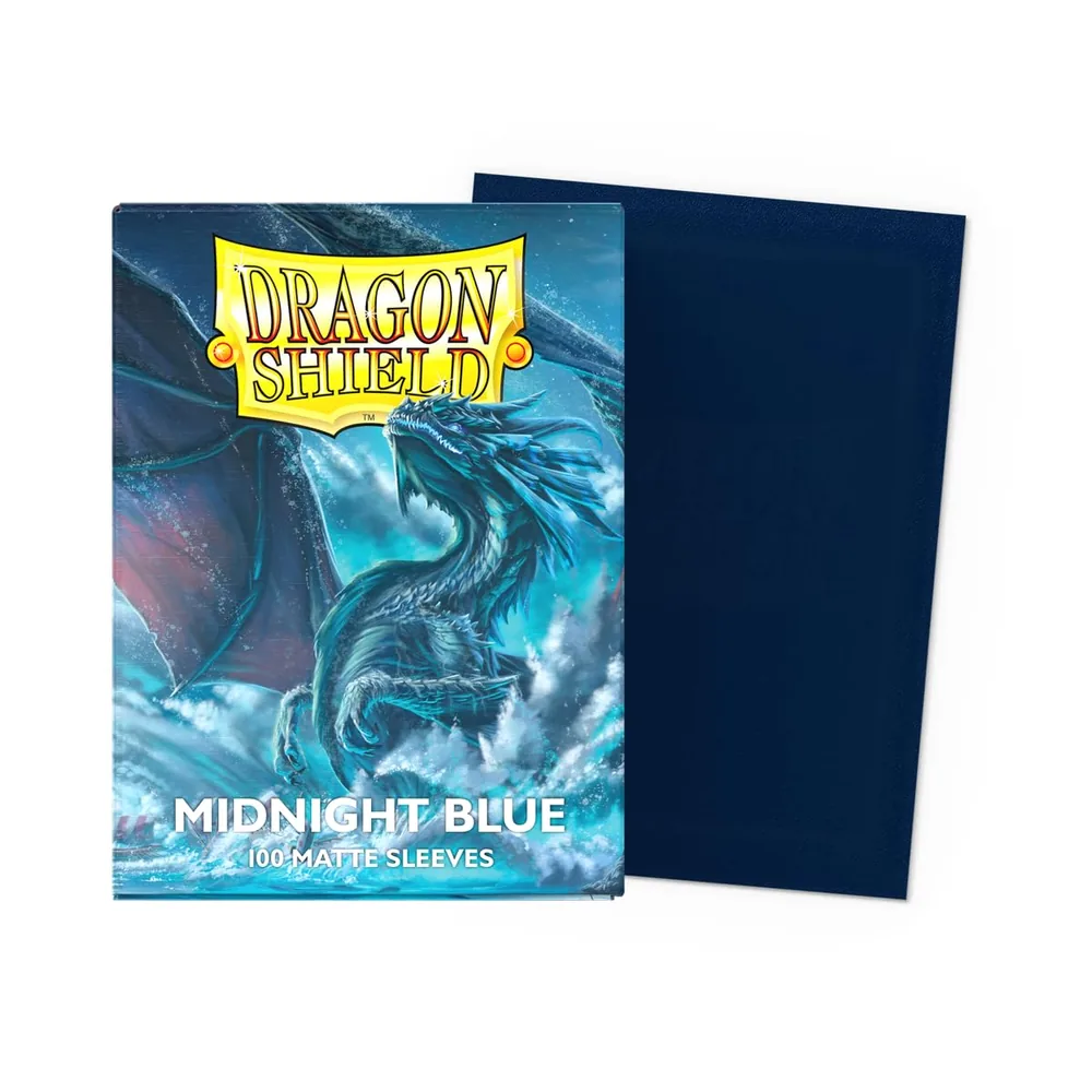 Dragon Shield 100 Matte Standard Midnight Blue