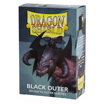 Dragon Shield Standard Outer Sleeves Matte Black (100)
