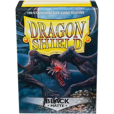 Dragon Shield Standard Outer Sleeves Matte Black (100)