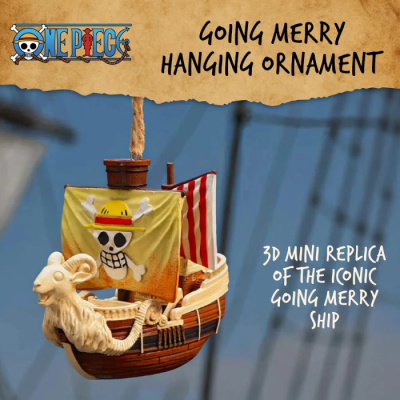 One Piece Décoration Sapin Going Merry 8 cm