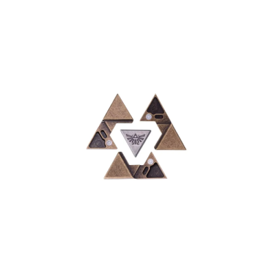 Huzzle Zelda Triforce - Casse-tête métal niveau 5