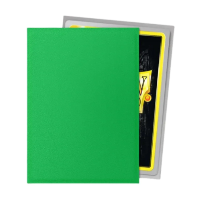 Dragon Shield Matte Dual Standard - Apple Green & Silver (100)
