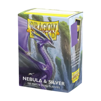 Pochettes Dual Sleeves Standard Nebula & Silver - Matte (100)