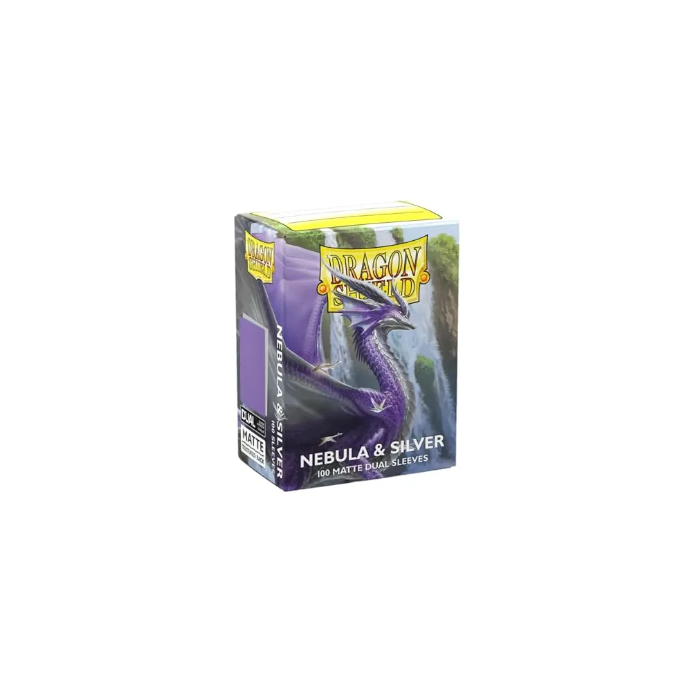 Pochettes Dual Sleeves Standard Nebula & Silver - Matte (100)