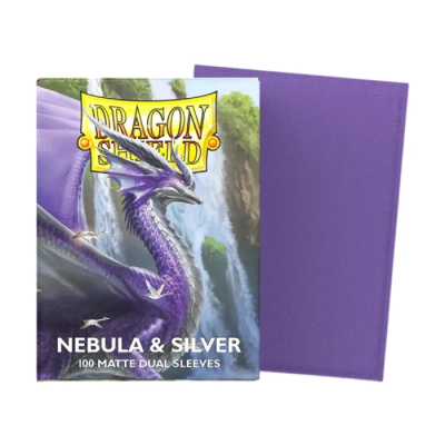 Pochettes Dual Sleeves Standard Nebula & Silver - Matte (100)