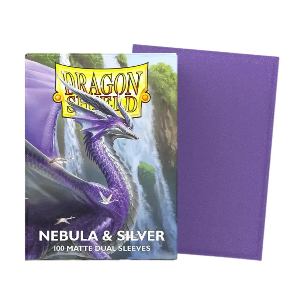 Pochettes Dual Sleeves Standard Nebula & Silver - Matte (100)